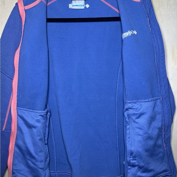 Blue Columbia Sportswear women's zip-up jacket with pink accents size medium - Picture 11 of 13
